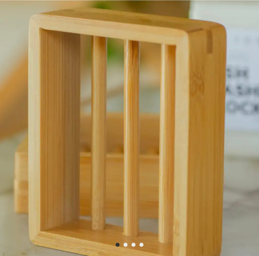 Bamboo Dish Block Soap Tray